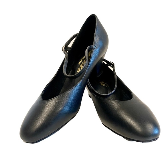 NWOTB — Glide USA Women's 2” Heel Mary Jane Dance Shoes Black Size 5.5 - Picture 1 of 11